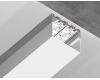 Алюминиевый профиль накладной/подвесной Profile System 42*45 для светодиодной ленты до 33,4мм Ambrella Light Illumination GP3070AL