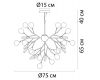 Подвесная люстра Arte Lamp Candy A7274SP-45GO