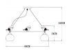 Подвесная люстра ARTE Lamp A2150SP-5WG