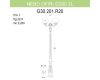 Уличный фонарь Fumagalli Nebo Ofir/G300 G30.202.R20.AXE27