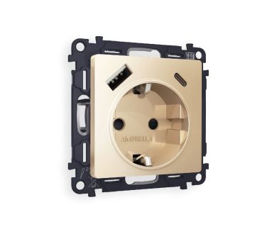 Купить Комплект механизма розетки 2USB A+C 20W (быстрая зарядка) с/з Ambrella Volt Alfa MA610010 Комплект механизма розетки 2USB A+C 20W (быстрая зарядка) с/з Ambrella Volt Alfa MA610010
