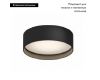 Трековый магнитный светильник Arlight MAG-MICROCOSM-RONDO-R113-12W Warm3000 (BK, 100 deg, 24V) 043263
