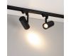 Трековый трехфазный светильник Arlight LGD-URANUS-4TR-R75-18W/25W Warm3500-MIX (BK, 20-50 deg, side holder, 230V) (IP20 Металл) 055807