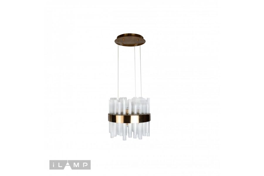 Подвесная люстра iLamp Art 6120-400 GD