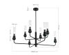Люстра на штанге ST Luce Medea SL1244.403.08