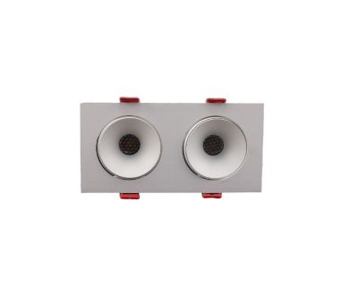 Купить Встраиваемый светильник AM Group AM480-2 WH+WH 15,4W Встраиваемый светильник AM Group AM480-2 WH+WH 15,4W