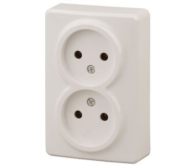 Розетка 2х2P Эра 11-2202-02 Б0020683