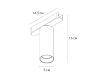Трековый магнитный светильник Arte Lamp Rapid A6158PL-1WH
