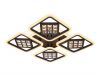 Потолочная светодиодная люстра Ambrella Light Acrylica Ice FA287