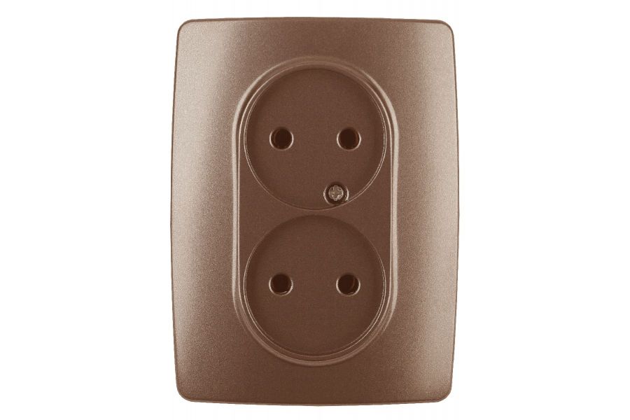 Розетка 2x2P Эра 12-2107-14 Б0031246