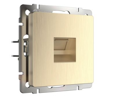 Купить Розетка Ethernet RJ-45 Werkel шампань рифленый W1181010 4690389160608 Розетка Ethernet RJ-45 Werkel шампань рифленый W1181010 4690389160608