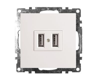 Купить Розетка USB 2-местная Stekker Катрин 39686 Розетка USB 2-местная Stekker Катрин 39686