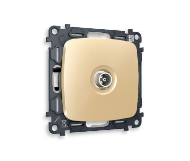 Купить Комплект механизма TV розетки проходной 5-1000 MHz 4dB Ambrella Volt Omega MO613030 Комплект механизма TV розетки проходной 5-1000 MHz 4dB Ambrella Volt Omega MO613030