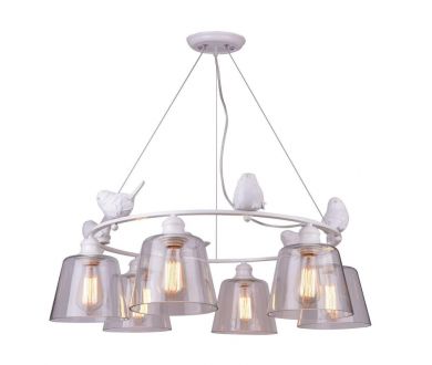 Купить Подвесная люстра Arte Lamp Passero A4289LM-6WH Подвесная люстра Arte Lamp Passero A4289LM-6WH
