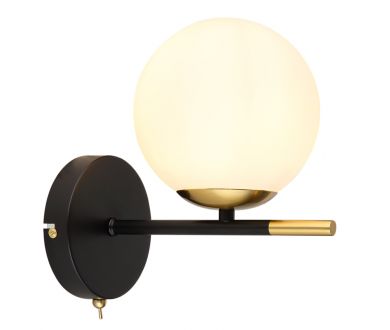 Бра Arte Lamp Alcor A2224AP-1BK
