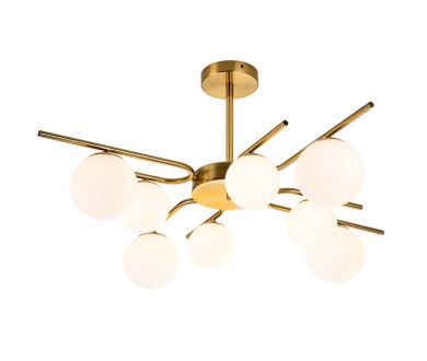 Купить Люстра на штанге Escada Sphere 642/8P Brass Люстра на штанге Escada Sphere 642/8P Brass