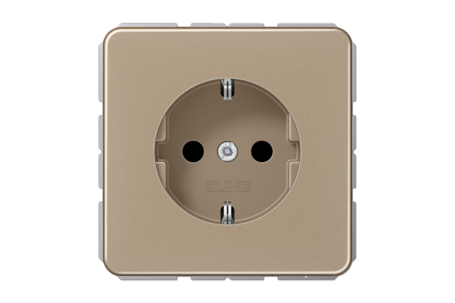 Розетка 2K+З Jung CD1520GB