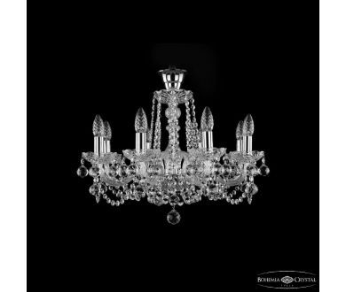 Купить Подвесная люстра Bohemia Ivele Crystal 1402/8/195 Ni Balls Tube Подвесная люстра Bohemia Ivele Crystal 1402/8/195 Ni Balls Tube