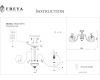 Потолочная люстра Freya Simone FR2020-CL-08-BZ