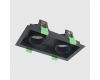 Встраиваемый светильник Crystal Lux CLT 069C2 BL