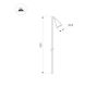 Ландшафтный светильник Arlight KT-HAREBELL-BOLL-H850-3W Warm3000 (BK, 40 deg, 24V) 050689