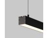 Линейный подвесной светильник Maytoni Technical 3000K 35x35 (Черный, 2 м) LL312015