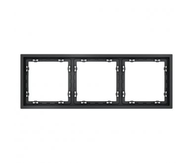 Рамка на 3 поста Voltum S70 VLS100307 (графит)