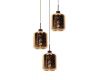 Подвесная люстра Lumina Deco Alacosmo LDP 6811-3 RD GD