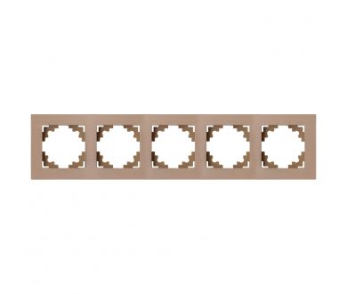 Купить Рамка 5-местная Stekker Катрин MFR00-7005-02 50026 Рамка 5-местная Stekker Катрин MFR00-7005-02 50026