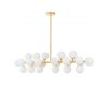 Люстра на штанге Lumina Deco Marsiada LDP 6033-24 GD