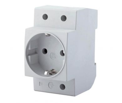 Купить Розетка на DIN-рейку 2P+PE Feron Stekker с/з 16A 250V серая PST16901401 39171 Розетка на DIN-рейку 2P+PE Feron Stekker с/з 16A 250V серая PST16901401 39171