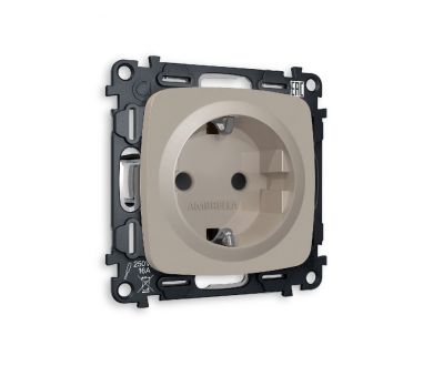 Купить Комплект механизма розетки с/з со шторками Ambrella Volt Omega MO367010 Комплект механизма розетки с/з со шторками Ambrella Volt Omega MO367010