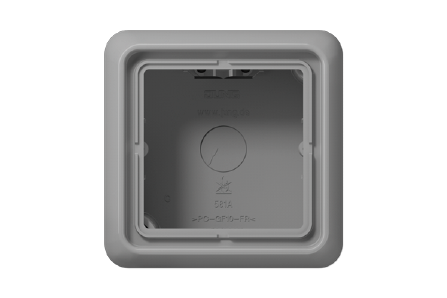 Коробка одноместная Jung CD581AGR