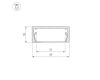 Алюминиевый профиль Arlight ARH-Wide-W39-2000 Anod 030982