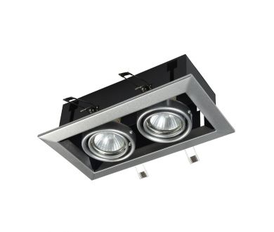 Купить Встраиваемый светильник Maytoni Metal DL008-2-02-S Встраиваемый светильник Maytoni Metal DL008-2-02-S