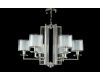 Подвесная люстра Crystal Lux Nicolas NICOLAS SP-PL6 NICKEL/WHITE