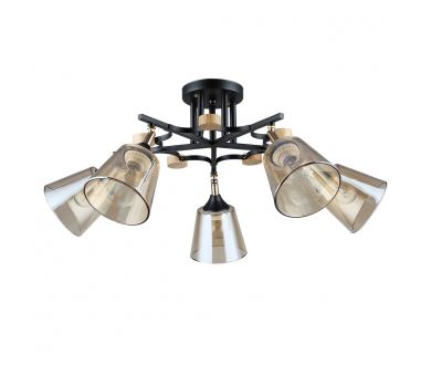 Купить Потолочная люстра Arte Lamp Glassy A5078PL-5BK Потолочная люстра Arte Lamp Glassy A5078PL-5BK