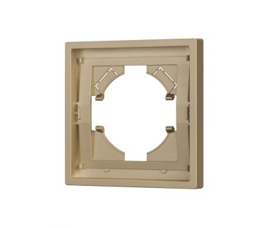 Купить Рамка пластиковая на 1 пост Arlight FRM-TENDO-SFPL-1-GD 054643 Рамка пластиковая на 1 пост Arlight FRM-TENDO-SFPL-1-GD 054643