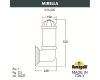 Уличный настенный светильник Fumagalli Sauro D15.505.000.LYF1R