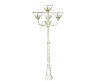 Купить Садово-парковый светильник Arte Lamp Monaco A1497PA-4WG Садово-парковый светильник Arte Lamp Monaco A1497PA-4WG