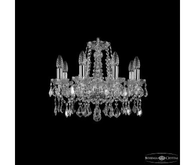 Купить Подвесная люстра Bohemia Ivele Crystal 1413/8/165 Ni Leafs Подвесная люстра Bohemia Ivele Crystal 1413/8/165 Ni Leafs