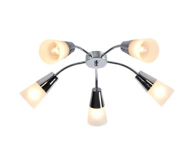 Купить Потолочная люстра Escada Aquilegia 1100/5P Chrome Потолочная люстра Escada Aquilegia 1100/5P Chrome
