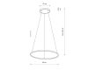 Подвесной светильник Nowodvorski Circolo Led M Black 10862