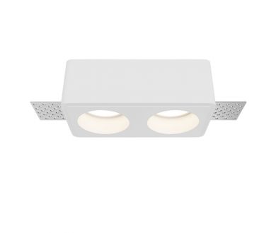 Купить Встраиваемый светильник Maytoni Gyps Modern DL123-GU10-02-W Встраиваемый светильник Maytoni Gyps Modern DL123-GU10-02-W