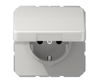 Купить Розетка штепсельная Schuko Jung CD1520BFKLLG Розетка штепсельная Schuko Jung CD1520BFKLLG