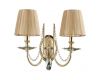 Бра Crystal Lux Victoria AP2 Gold/Amber