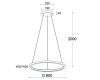 Подвесная люстра Italline IT013-6027 black 3000K
