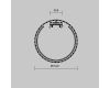 Комплект заглушек для профиля D60 2шт Maytoni Led Strip ALM-D60-EC 642082