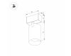 Трековый магнитный светильник Arlight MAG-SPOT-45-R85-7W Warm3000 (BK, 24 deg, 24V, DALI) 046588
