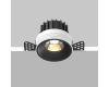 Встраиваемый светильник Maytoni Technical Downlight Round DL058-12W3K-TRS-B